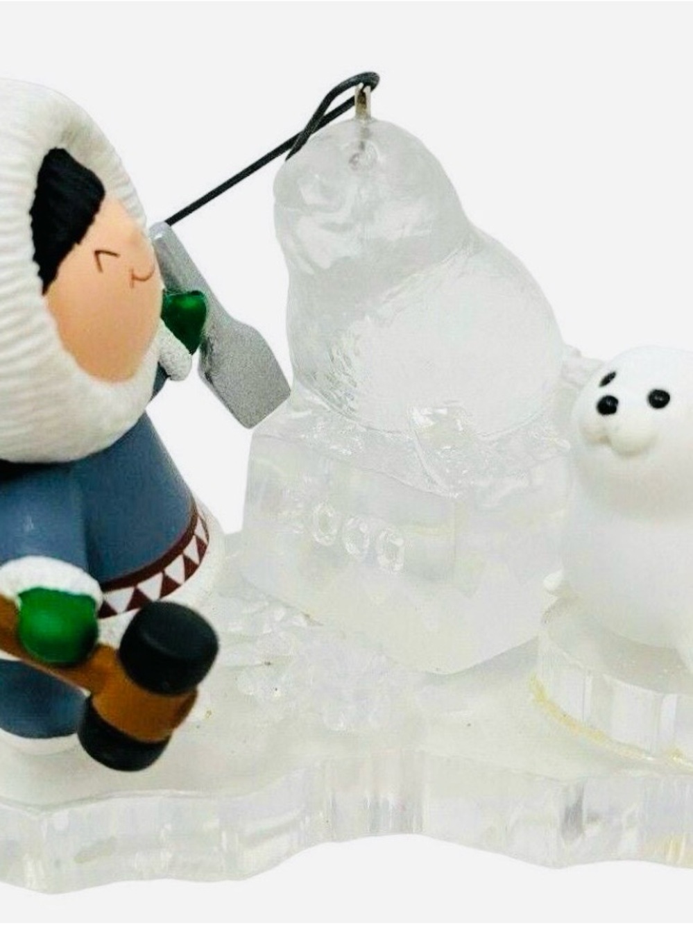 2000 Ice Sculpture (Frosty Friends) VINTAGE Hallmark Keepsake Christmas Tree